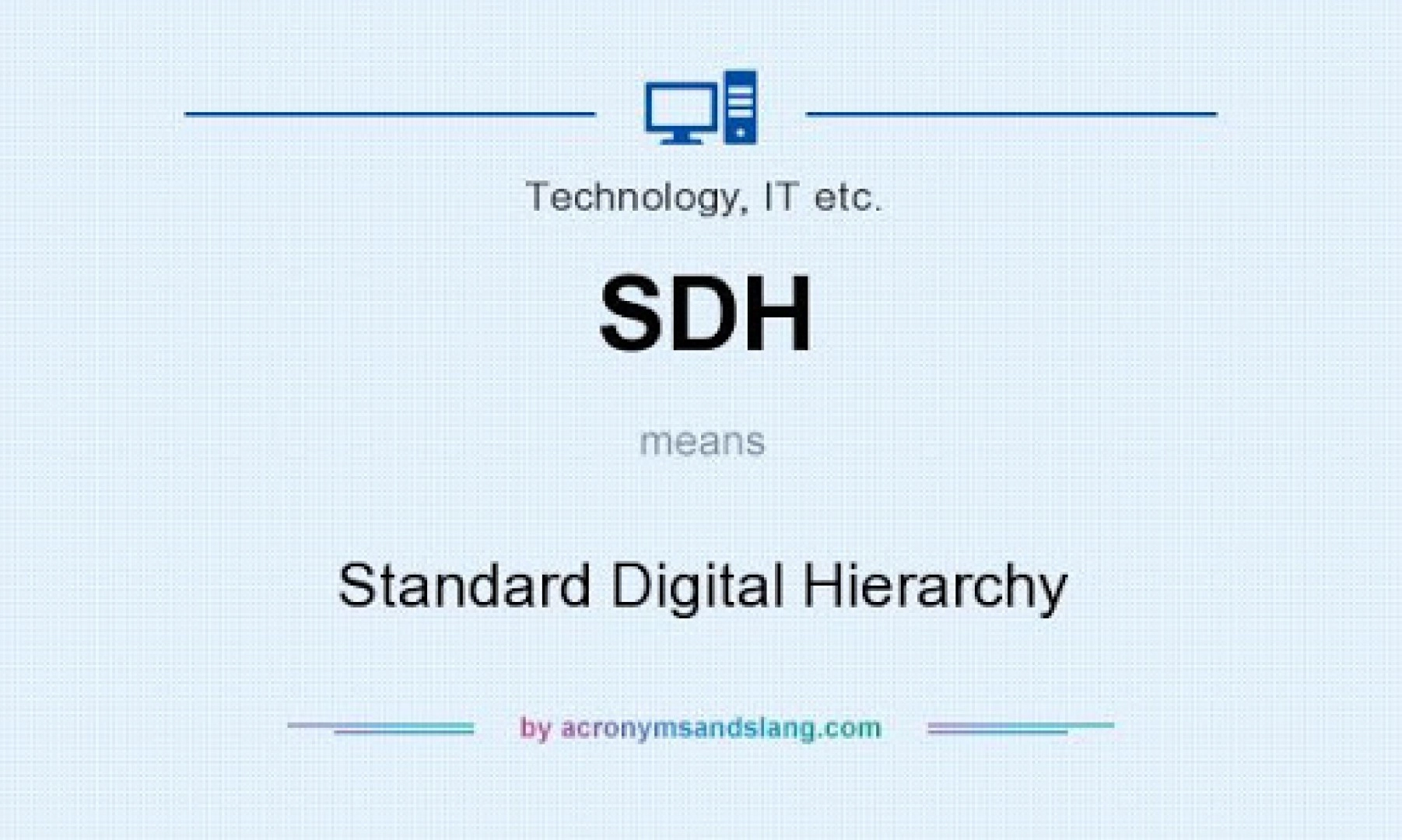 SDH استاندارد